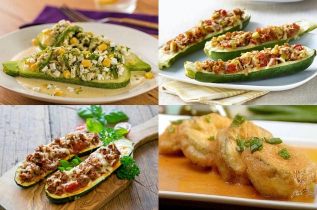 4 diferentes recetas de calabacitas rellenas para menú semanal