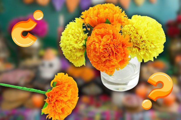 ¿Se puede colocar cempasúchil de papel en vez de flores naturales en la ofrenda? Esto dice la tradición