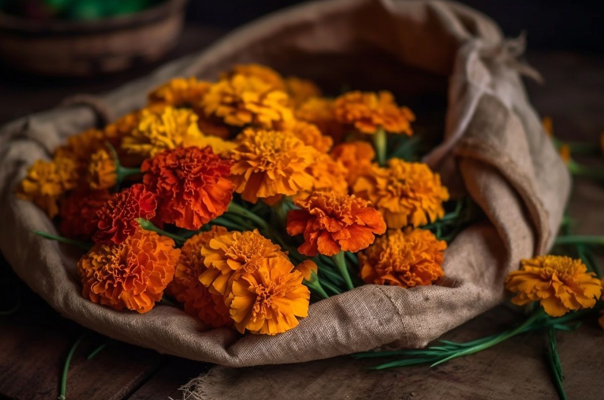 Pasos para desinfectar la flor de cempasúchil