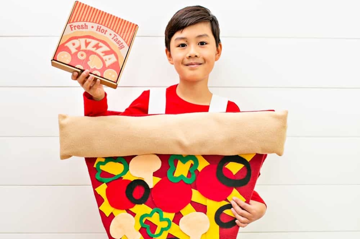 Disfraz casero de pizza