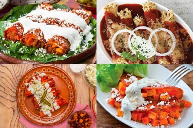 5 recetas de enchiladas rojas por menos de 70 pesos