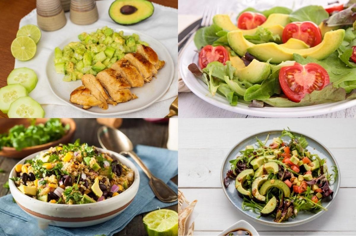 5 recetas de ensaladas saludables con aguacate para la semana