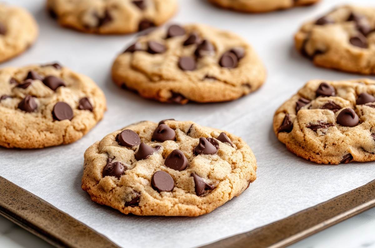 Galletas con chispas de chocolate
