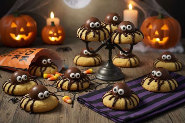 Galletas para Halloween con forma de araña: Receta creativa en 6 sencillos pasos