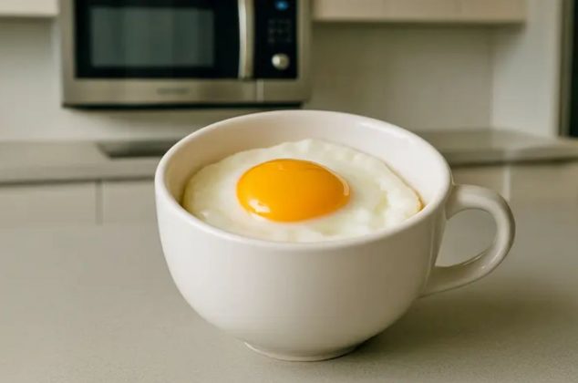 Así puedes preparar huevos fritos a la taza: Una versión más rápida y saludable sin sartén