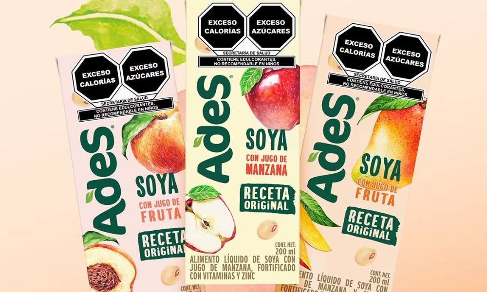 Jugos de soya Ades Profeco