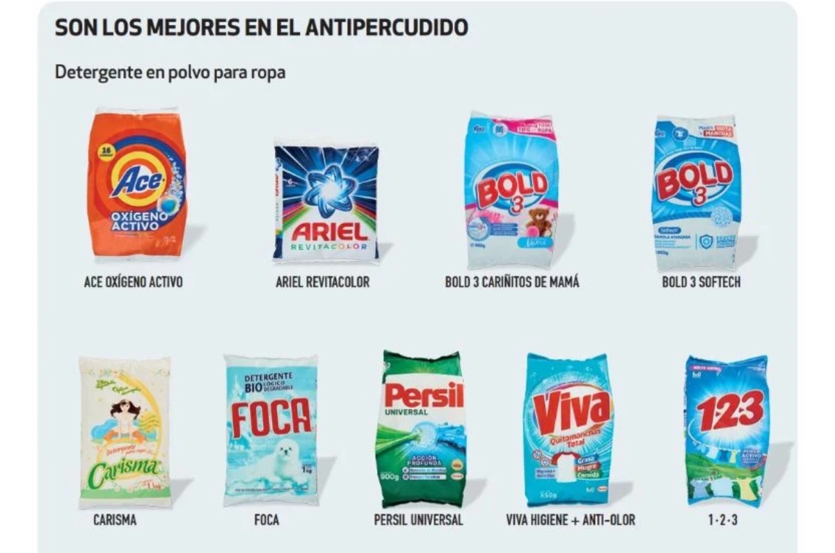 loe mejores detergentes para ropa 