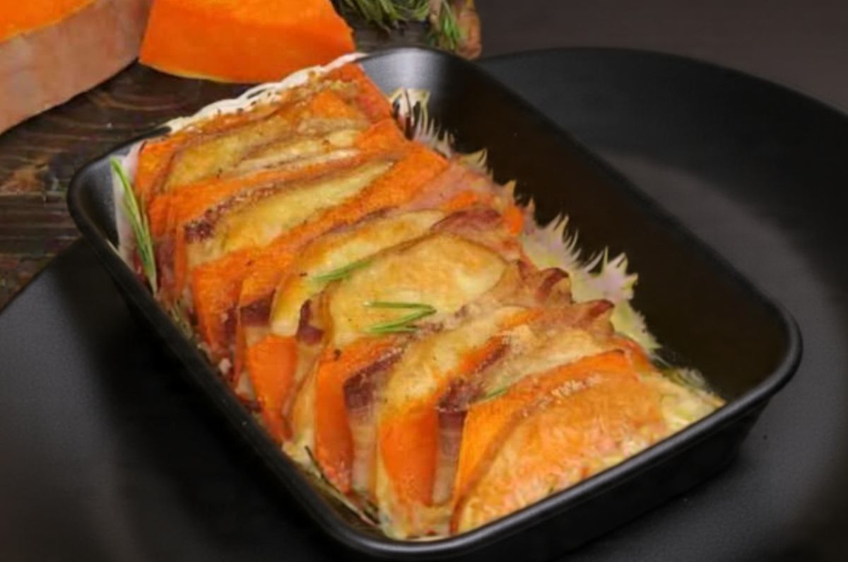 Milhojas de calabaza sin hojaldre