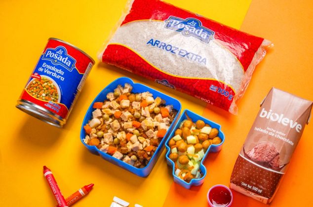 Receta arroz frito con cacahuates preparados