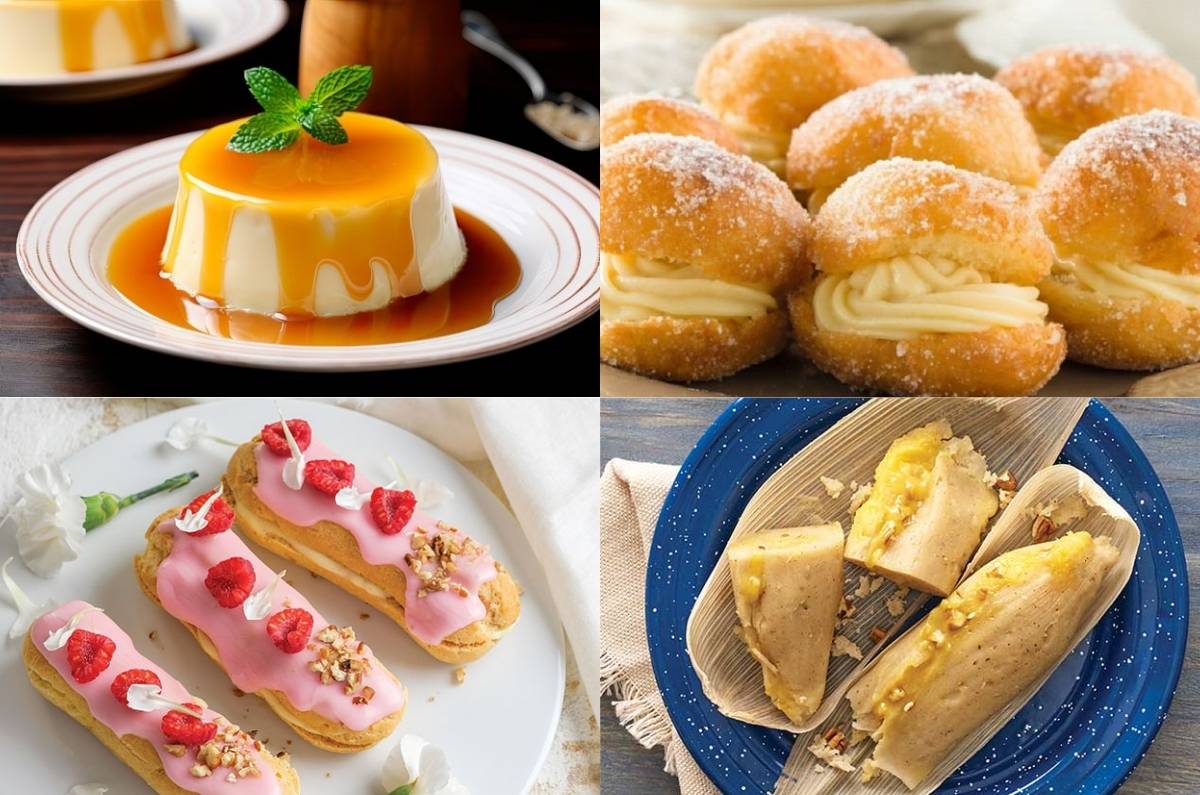 4 recetas de postres con crema pastelera por menos de 80 pesos
