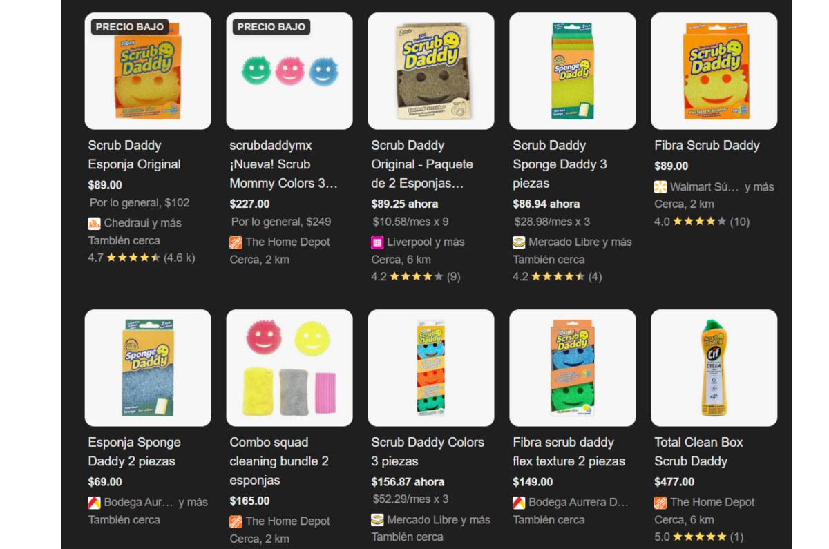 precio de la esponja scrub daddy