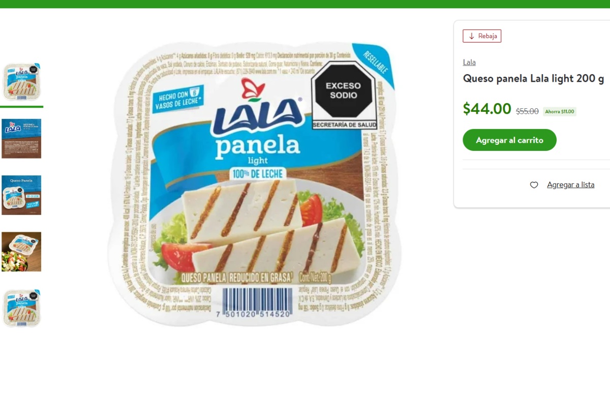 queso panela más saludable según Profeco