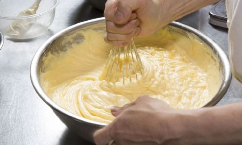 Receta de crema pastelera para las 4 recetas
