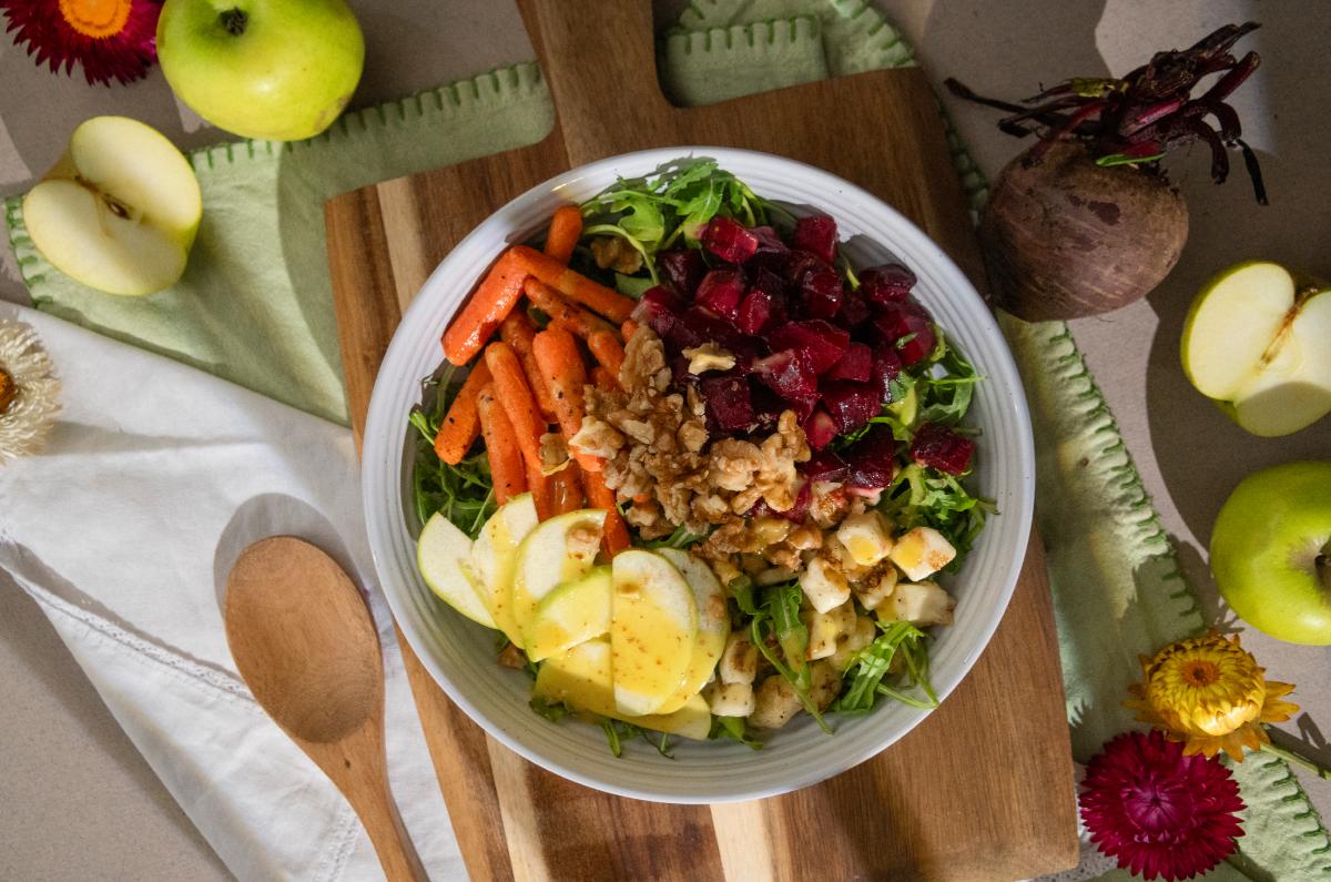 Receta de ensalada otoñal