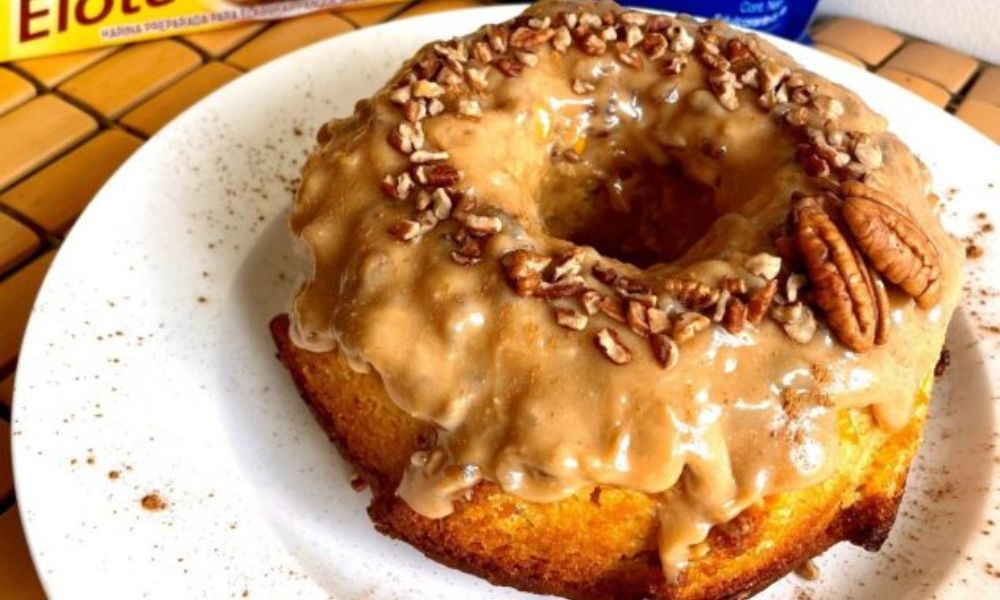 Receta de pan de elote con dulce de leche