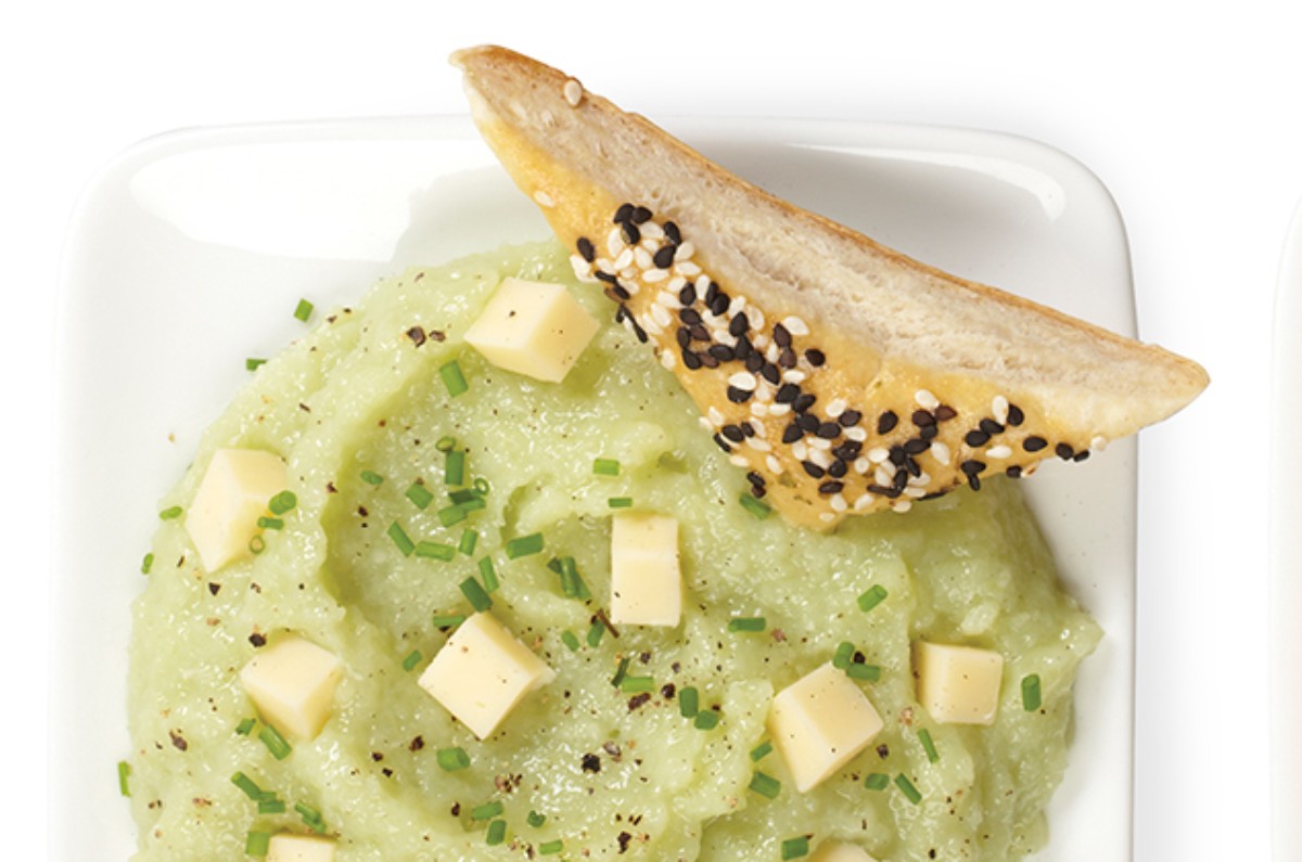 Receta de puré de chayote y queso manchego