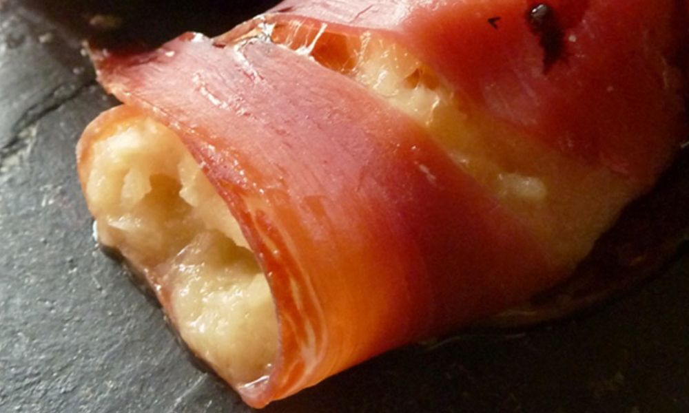 Receta de rollos fríos de jamón serrano y queso crema