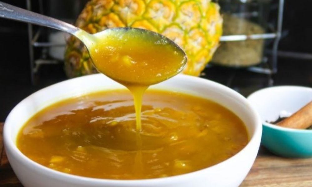 Receta de salsa de piña para tacos con chile de árbol