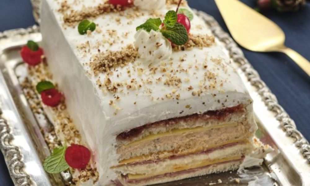 Receta de sandwichón de jamón y queso