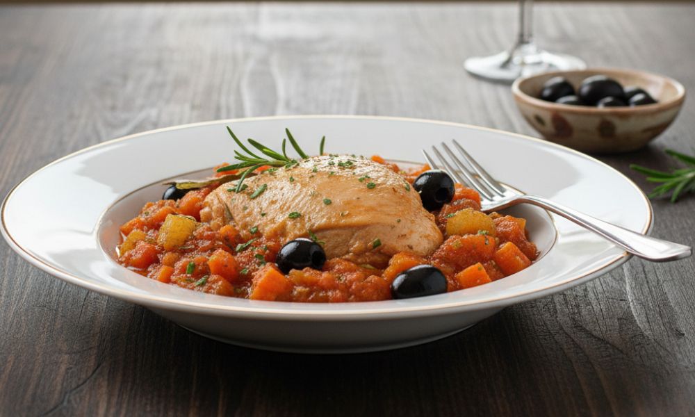 Receta de pollo a la cazadora