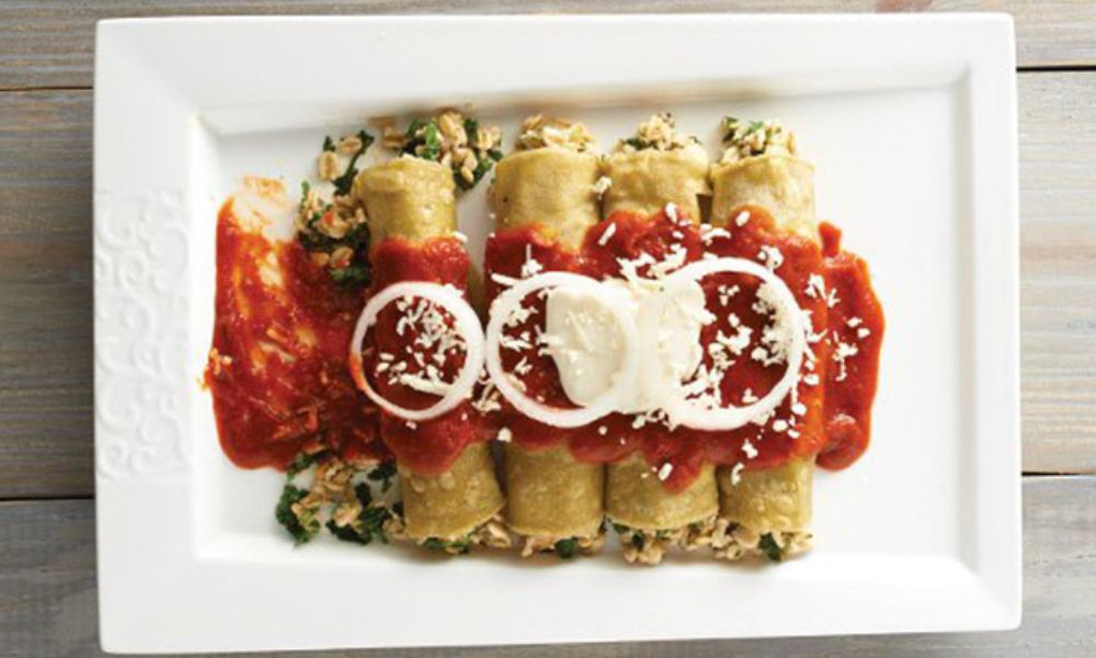 Receta enchiladas rojas de avena