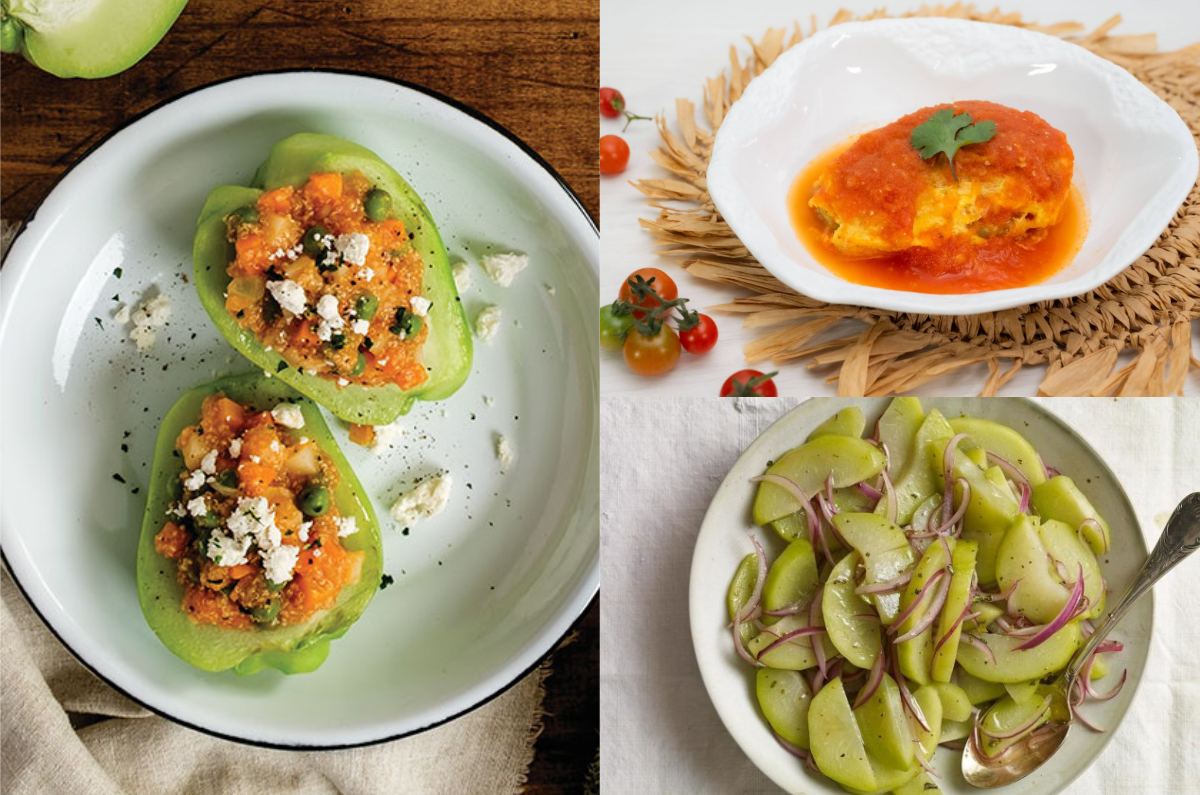 5 recetas con chayotes por menos de 40 pesos