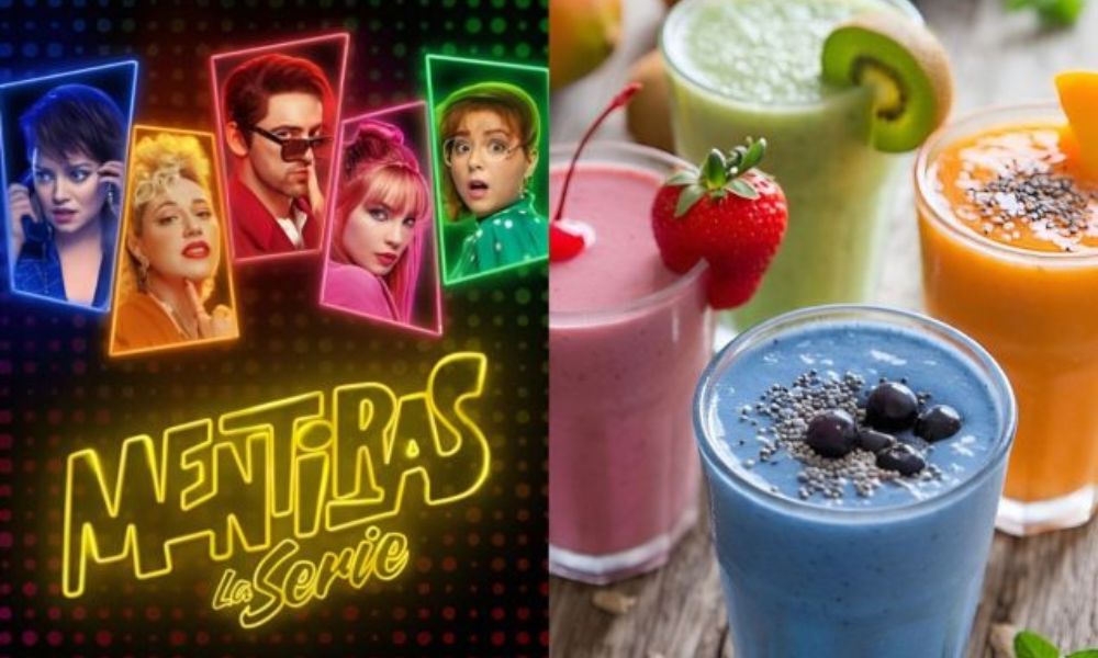 Recetas de bebidas de colores inspiradas en “Mentiras, la serie”