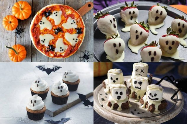 5 recetas terroríficas con forma de fantasma para una fiesta de Halloween