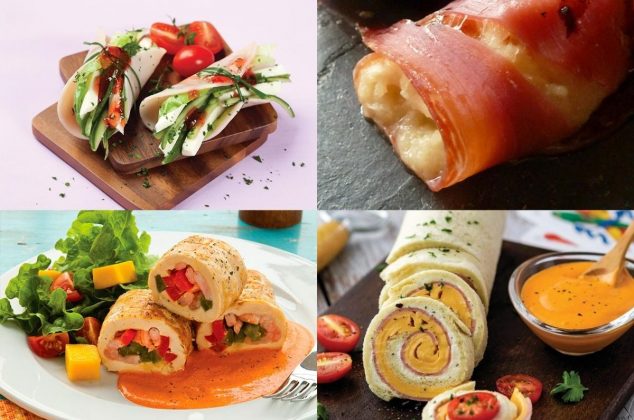 4 recetas diferentes de rollitos de jamón por menos de 60 pesos