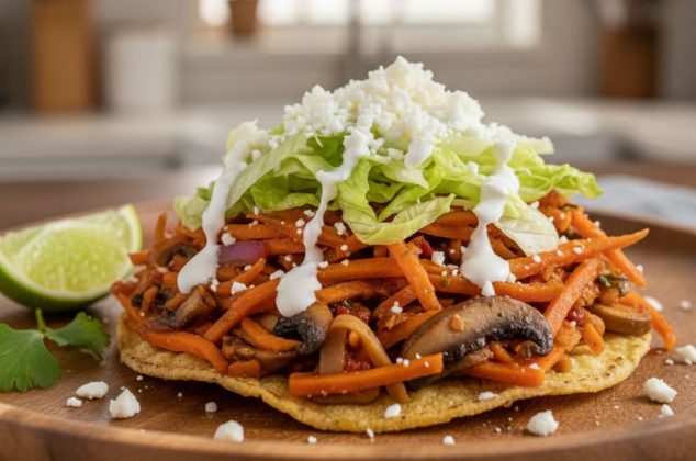 Tinga de zanahoria con champiñones: Receta sin carne y en solo 4 sencillos pasos