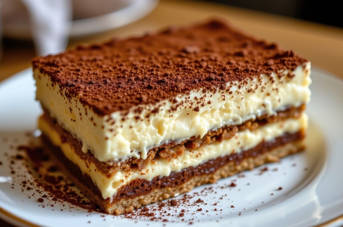 Tiramisú con galletas María, receta completa