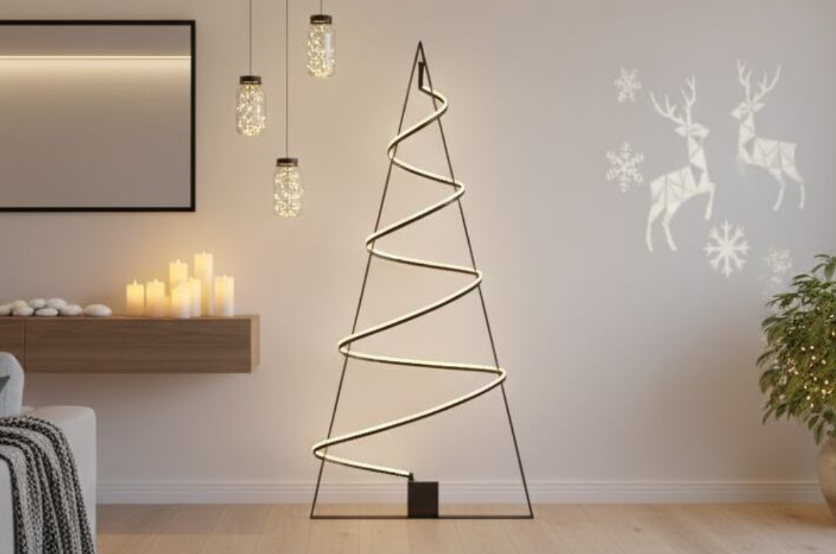 Árbol navideño luces.