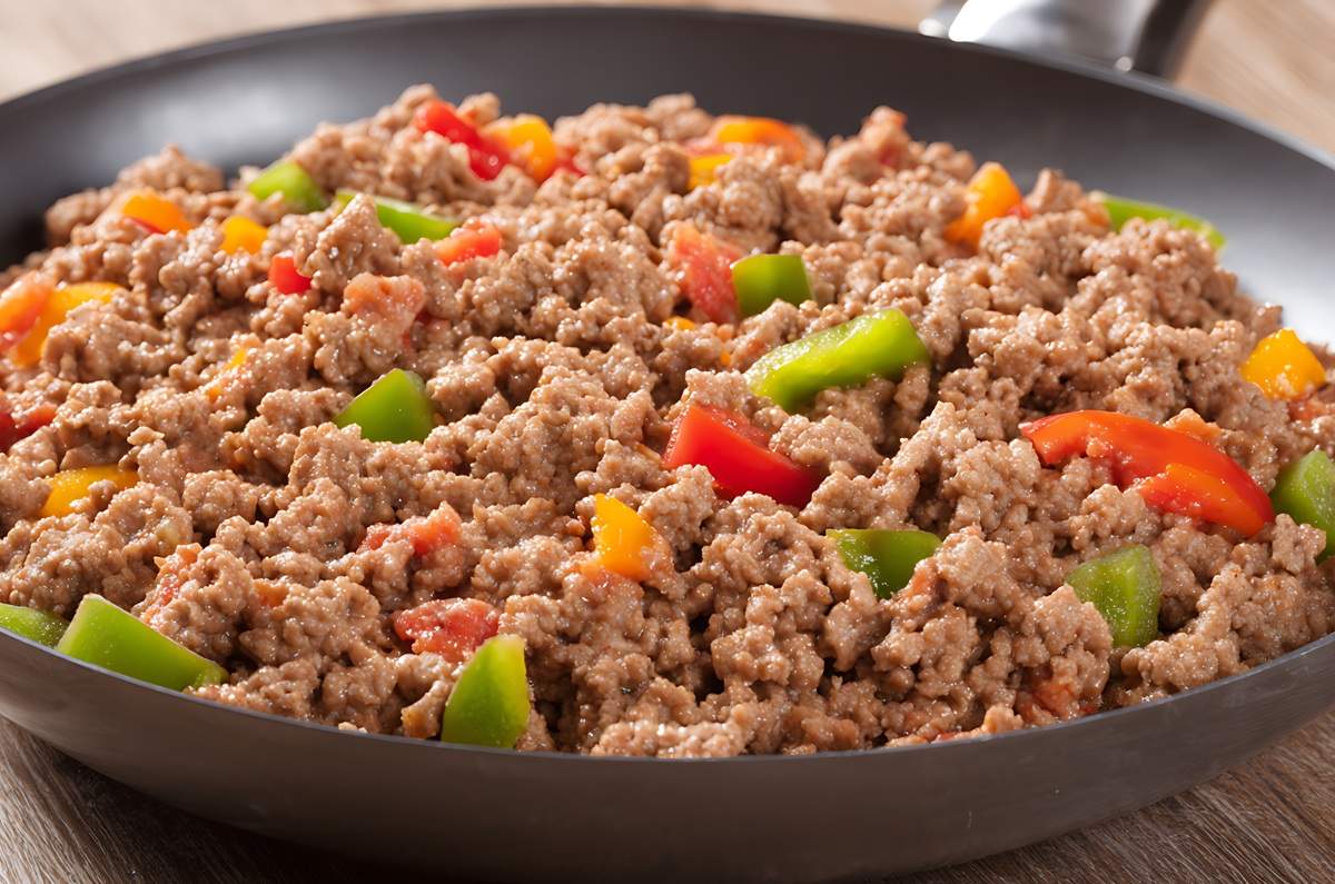 Picadillo mexicano seco