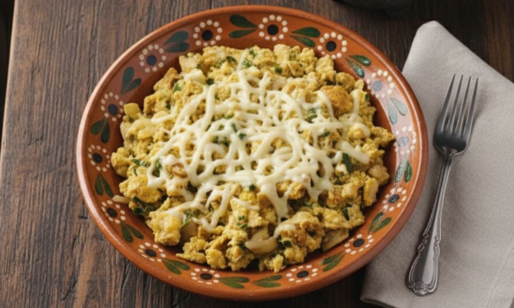 Chilaquiles michoacanos sin tortilla