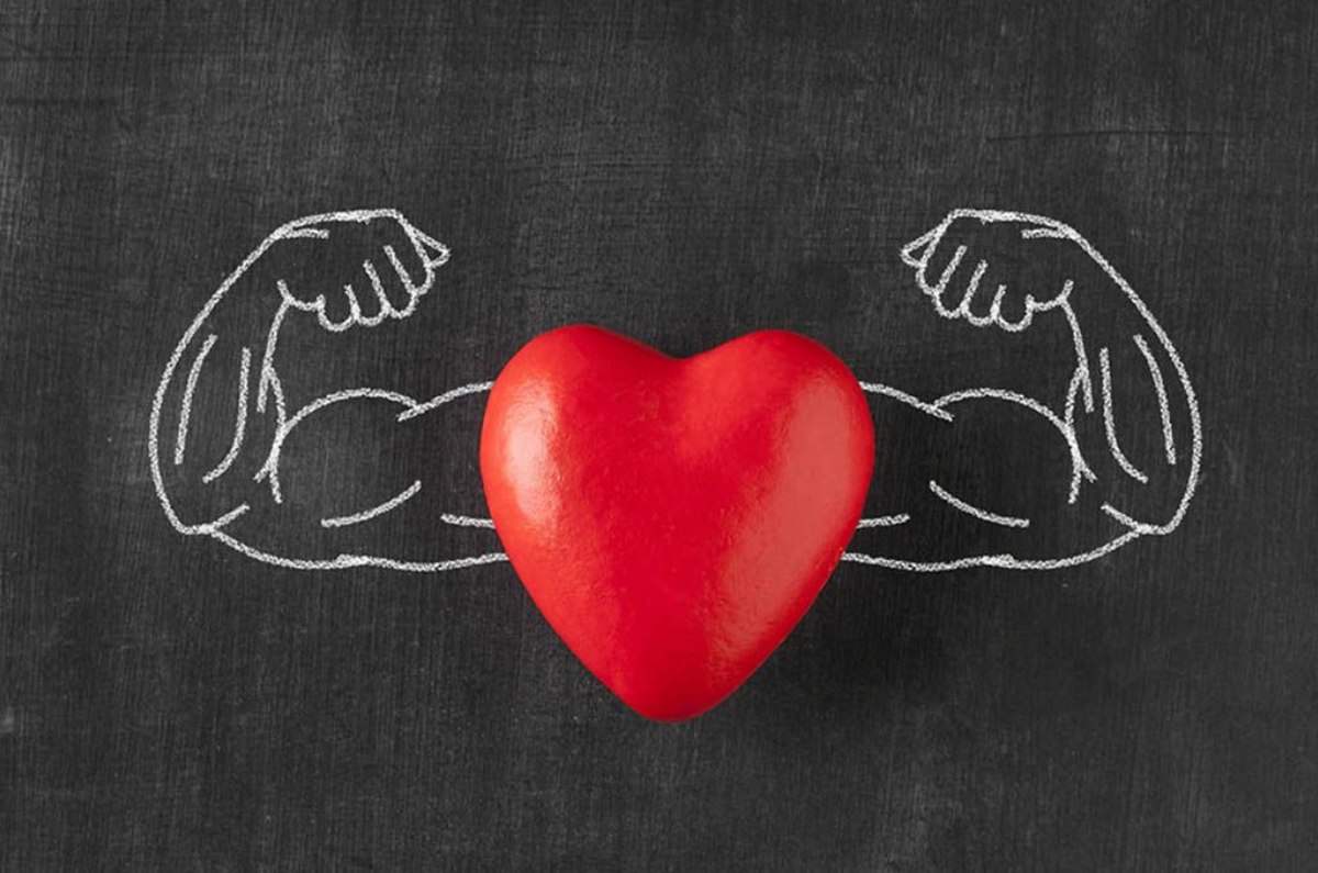 Corazón sano y fuerte