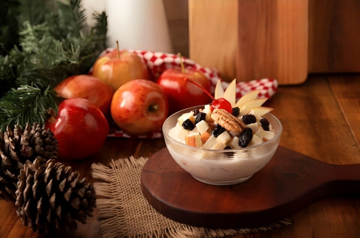 Receta complenta, ensalada de manzana