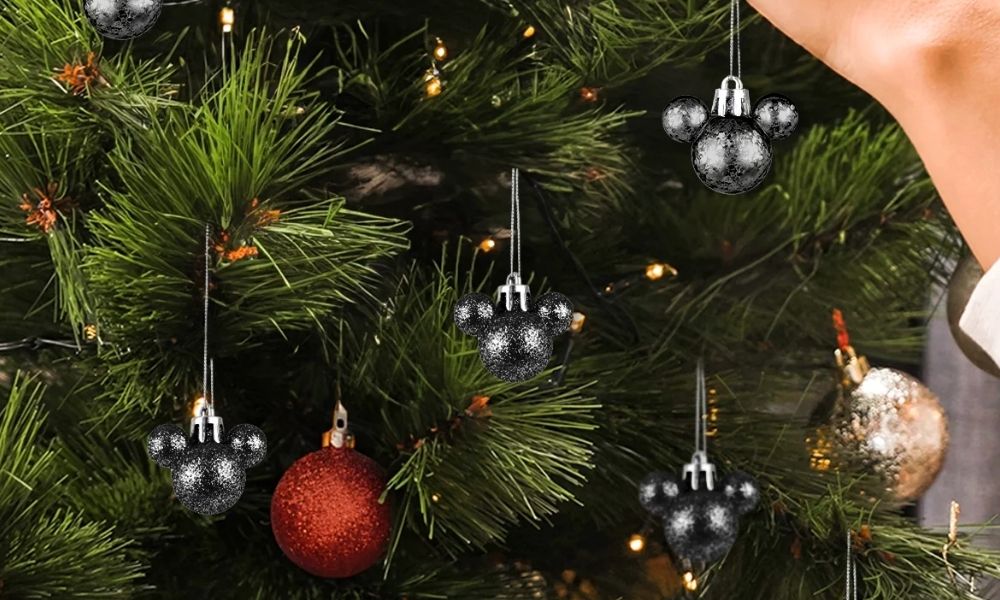 Esferas de Navidad color negro