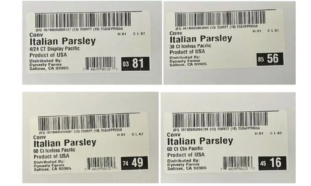 FDA retira perejil italiano