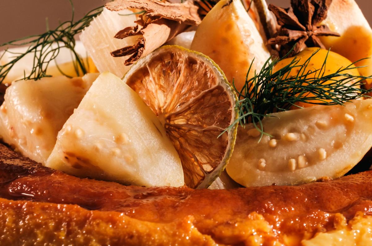 Receta de flan de ponche navideño