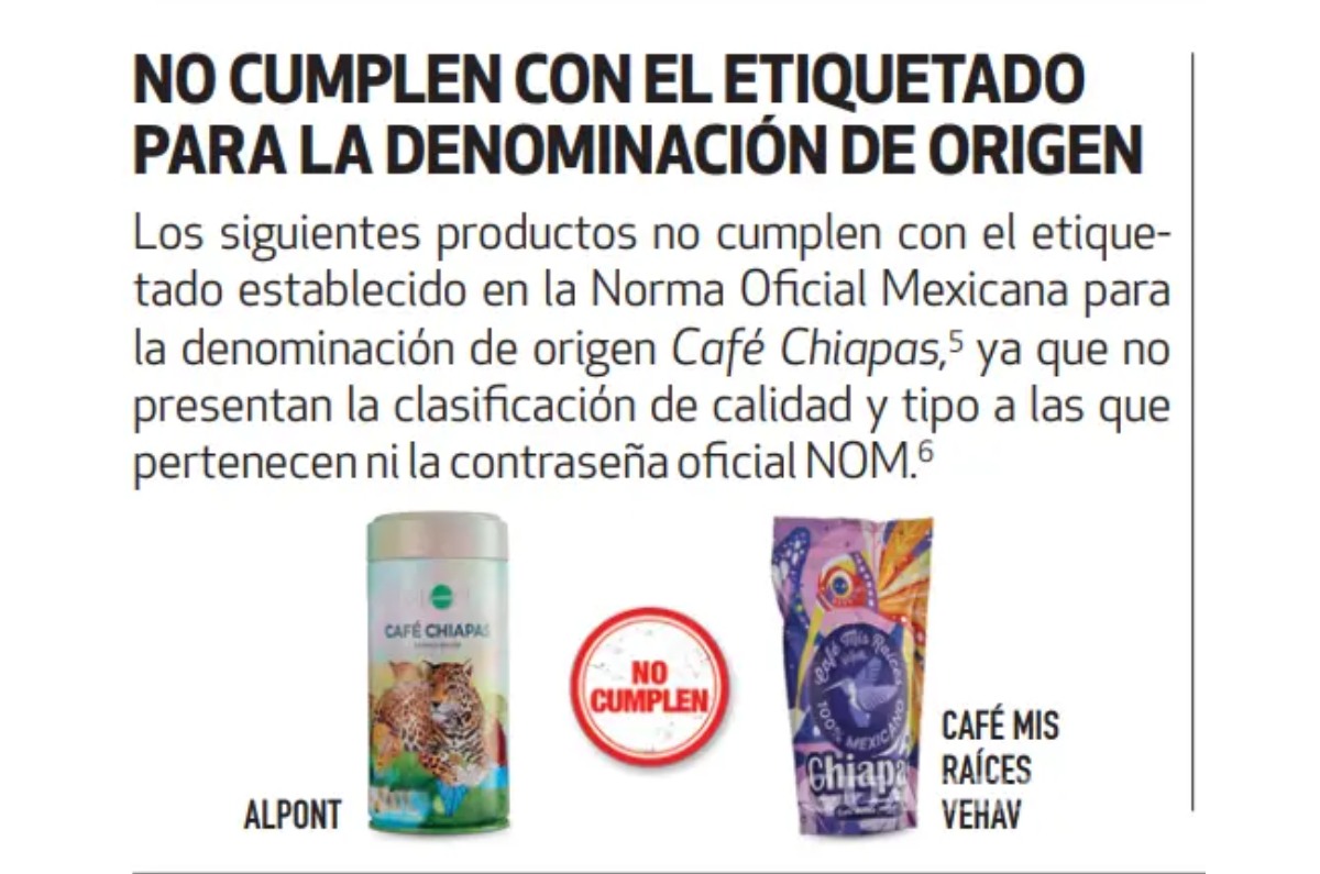 mejor café mexicano según Profeco