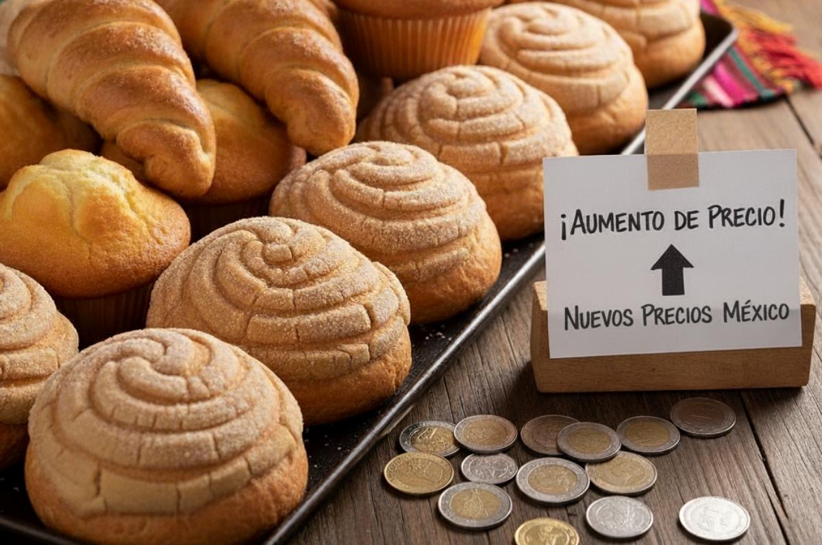 Precio del pan de dulce en México