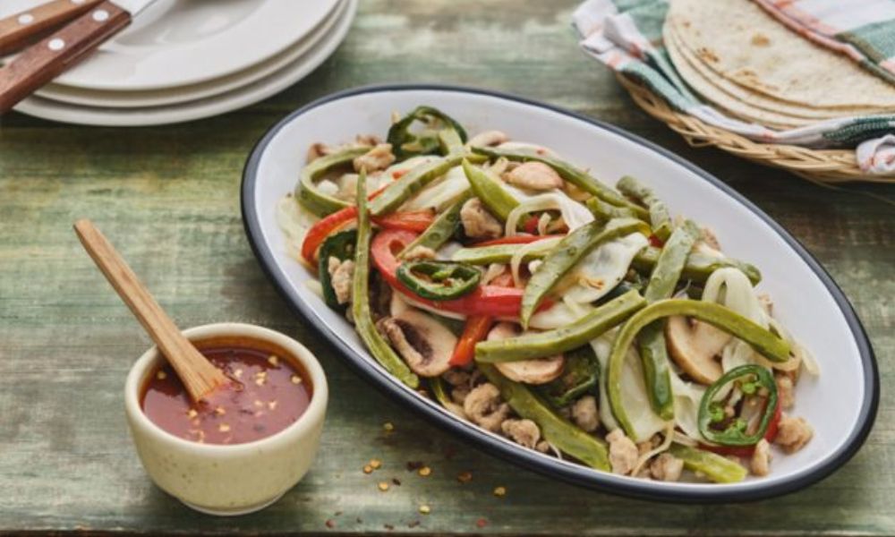 Receta alambre de nopales y soya