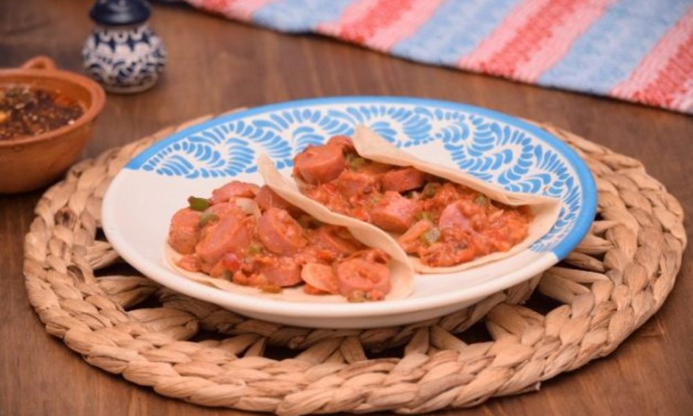 Receta de alambre de salchicha para taquear