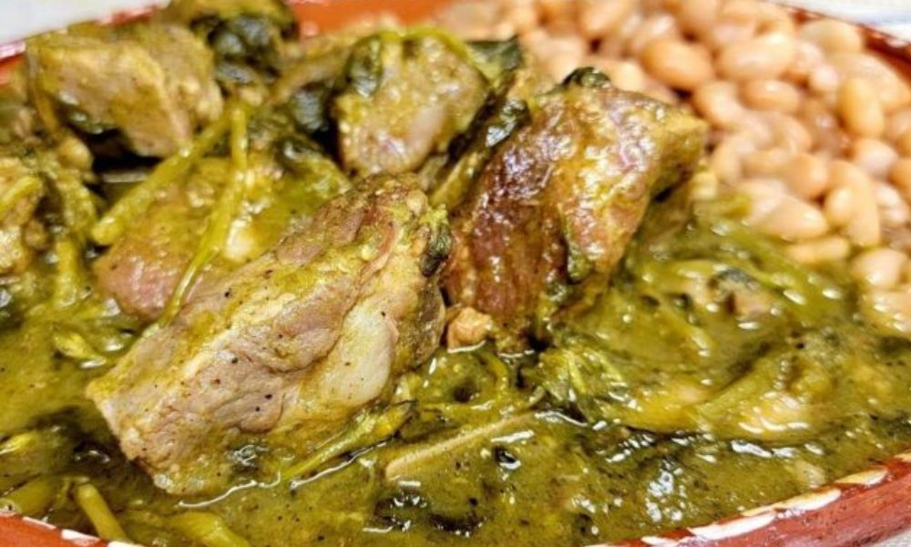 Receta de asado de puerco en salsa verde