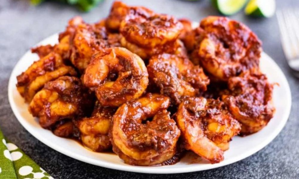 Receta de camarones a la diabla con chile morita