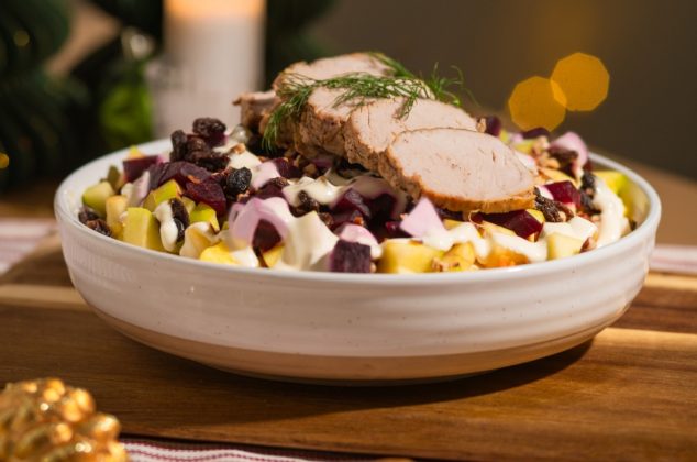 Cómo hacer original ensalada nochebuena para Navidad