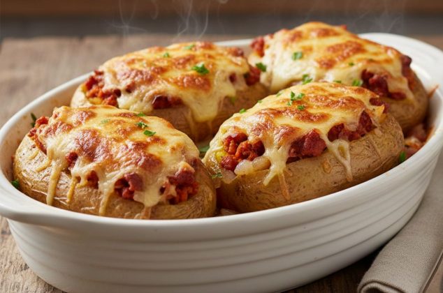 Receta de papas rellenas con chorizo ¡en solo 4 pasos!