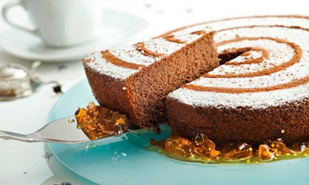 Receta de pastel de chocolate y calabaza