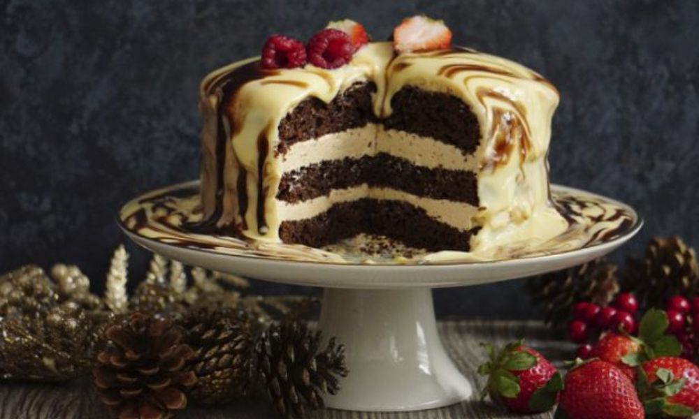 Receta de pastel sorpresa de chocolate y cajeta