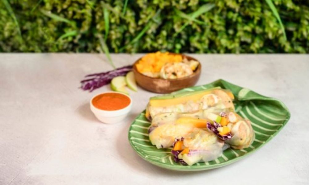 Receta de rollitos primavera de camarón